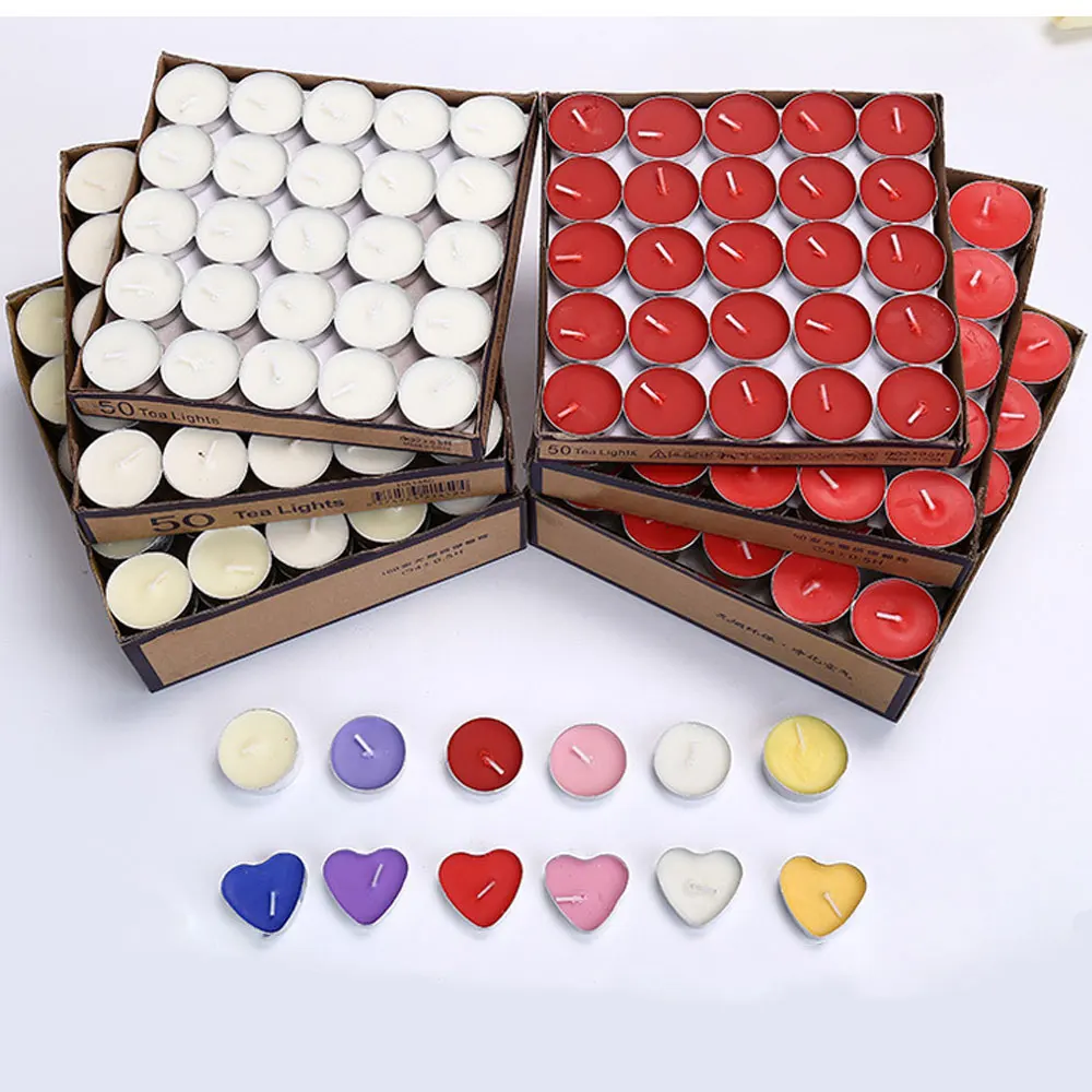 50Pcs/Set Tea Wax C…