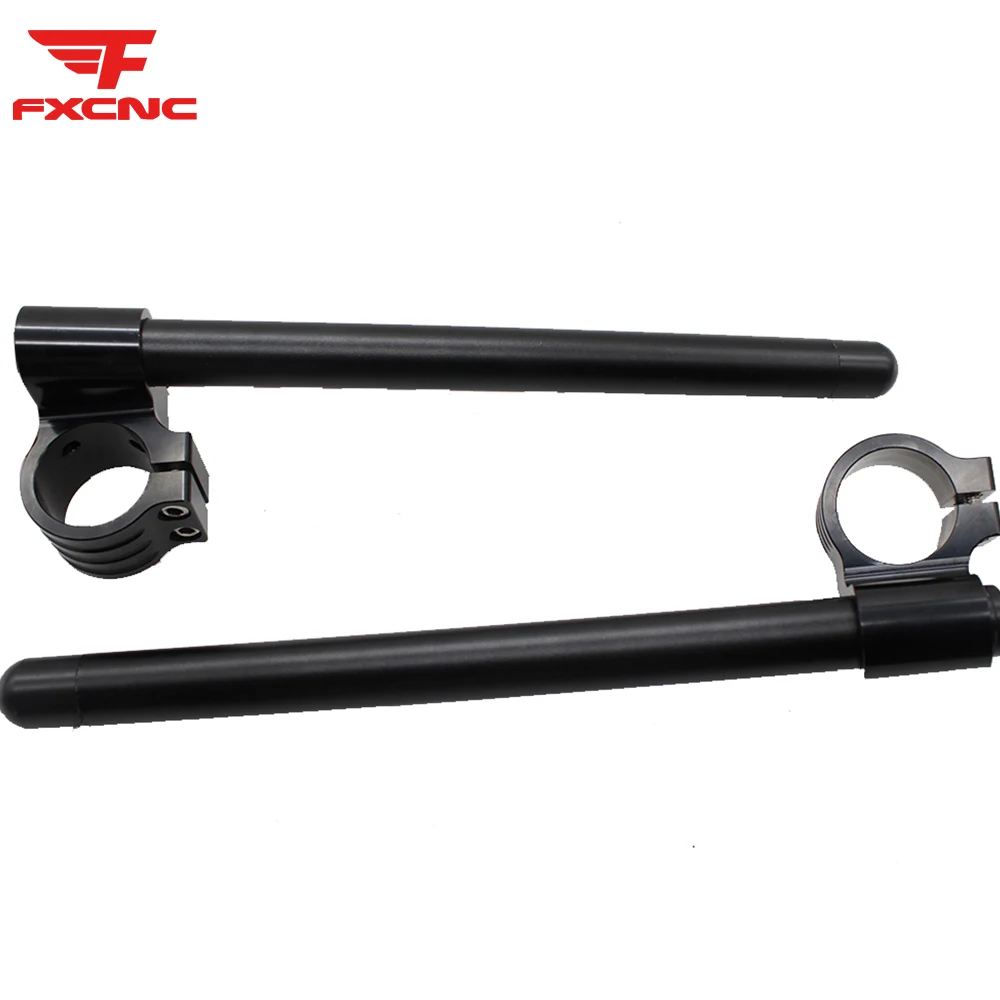 For Universal CNC Aluminum Motorcycle Riser Handlebar Clip-Ons Fork Handle Bars Clip ons high quality Motorbike Handlebar