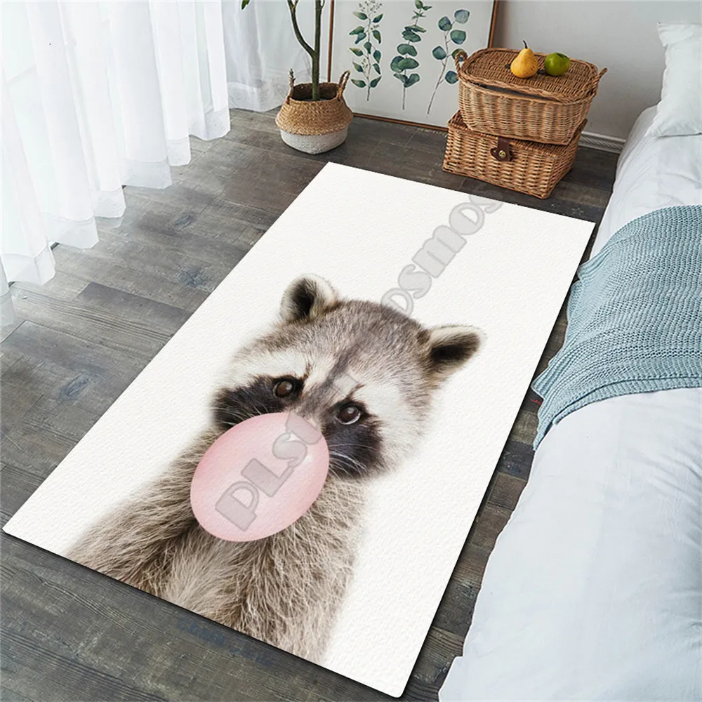 Funny Pug Area Rug 3D All Over Printed Non-slip Mat Dining Room Living Room Soft Bedroom Carpet 01