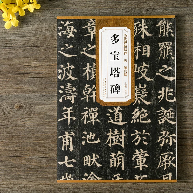 

Official Script Regular Script Brush Copybook Chinese Famous Inscription Duo Bao Ta Bei Calligraphie Book Simplified Annotation