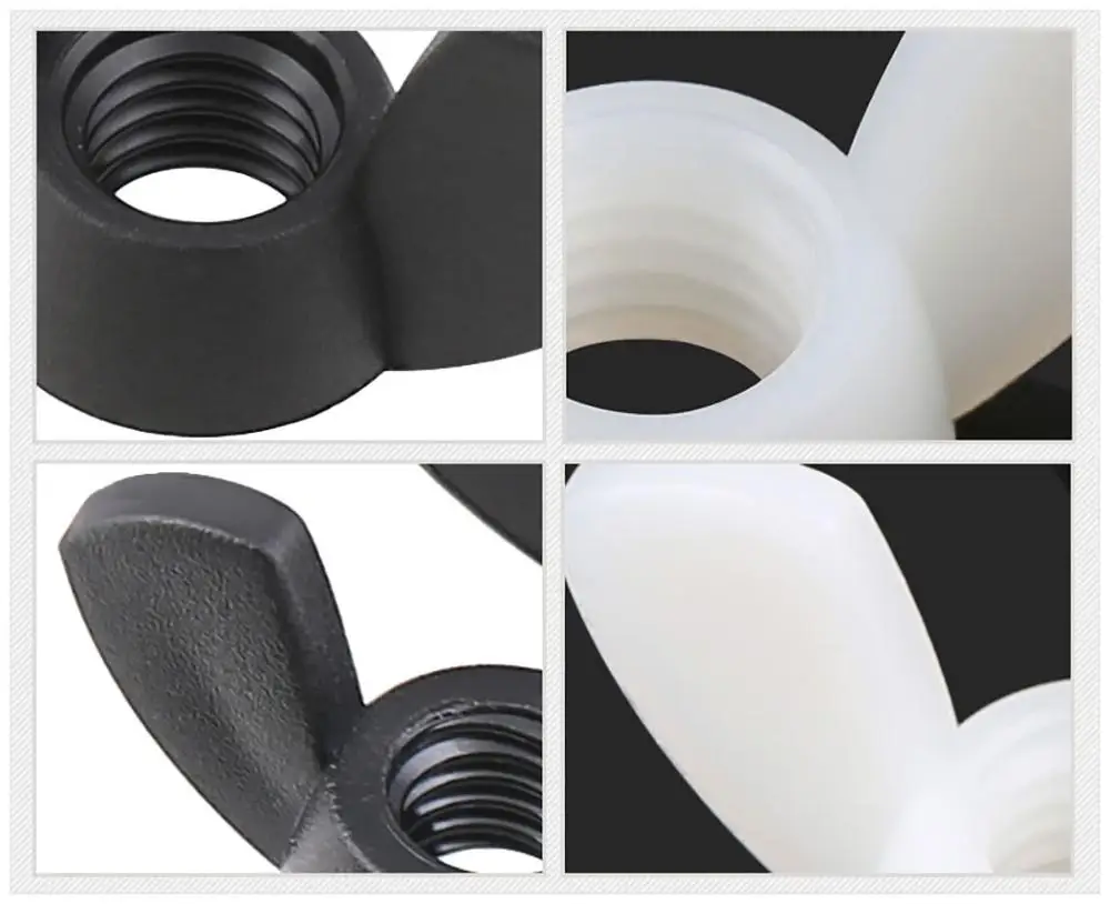 5Pcs Black/White Ny…