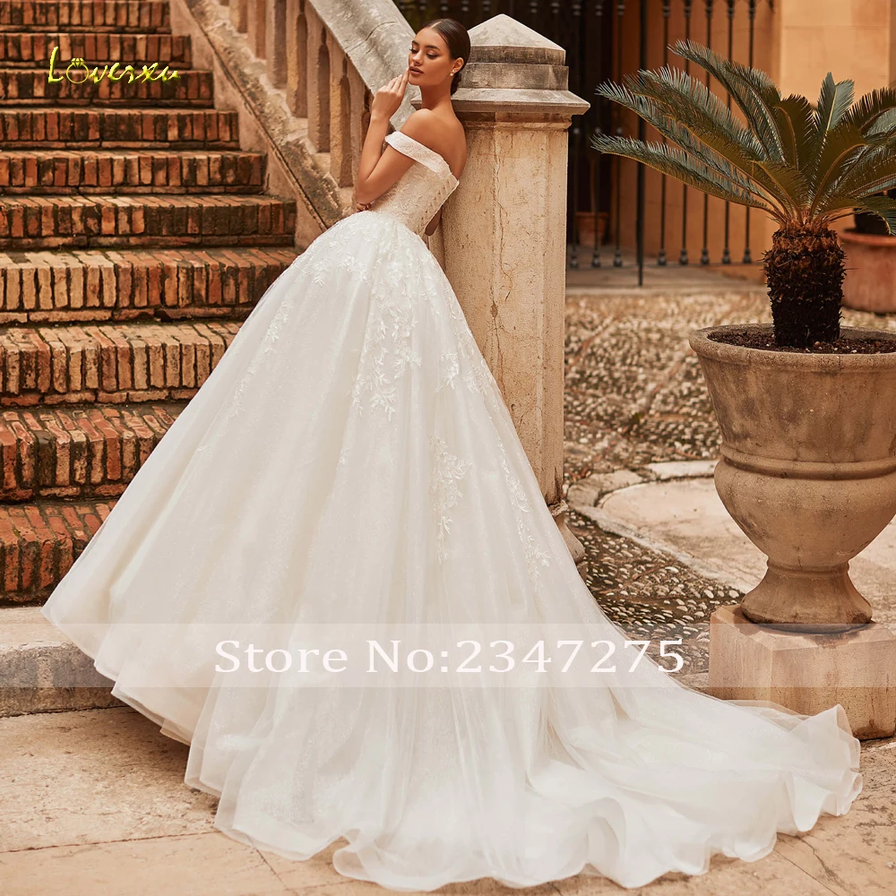 Loverxu-Robe de mariée sur mesure, robe de Rh, robes de princesse, sweetheart Off The Initiated