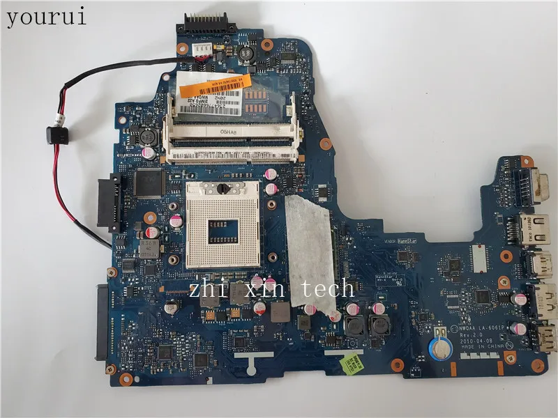 

yourui K000104250 NWQ552 LA-6061P Mainboard For Toshiba Satellite A660 A665 Laptop motherboard Fully test work