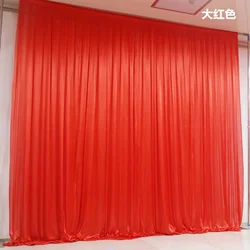 Wedding decoration drape big events background cloth party curtain ice silk material wedding backdrops panels hanging curtains