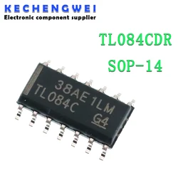 10PCS TL084CDT SOP14 TL084 SOP 084C SMD TL084CDR SOP-14 TL084C new and original IC
