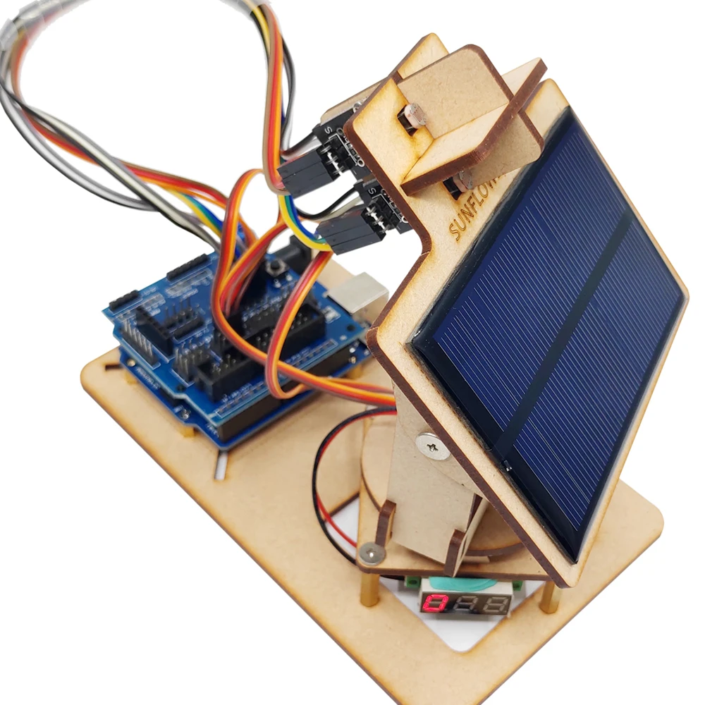 Ardu37- Solar Tracker Toys Parts, Pigments STEM, Équipement de suivi solaire, DIY, Programme