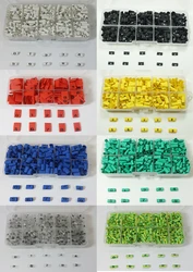 Plastic box heat shrink tubing cable marker label Wire Number 0 to 9 1-16mm 8 Colore PVC  insulation shrink ratio 2:1