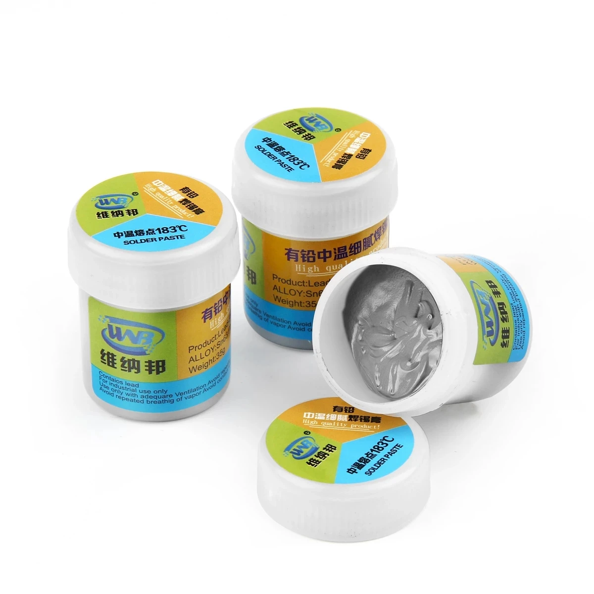 35g Soldering Paste 183℃/138℃ Melting Point Liquid Stencil Welding Tin Paste Solder Flux Repair Phone CPU/Motherboard Tools