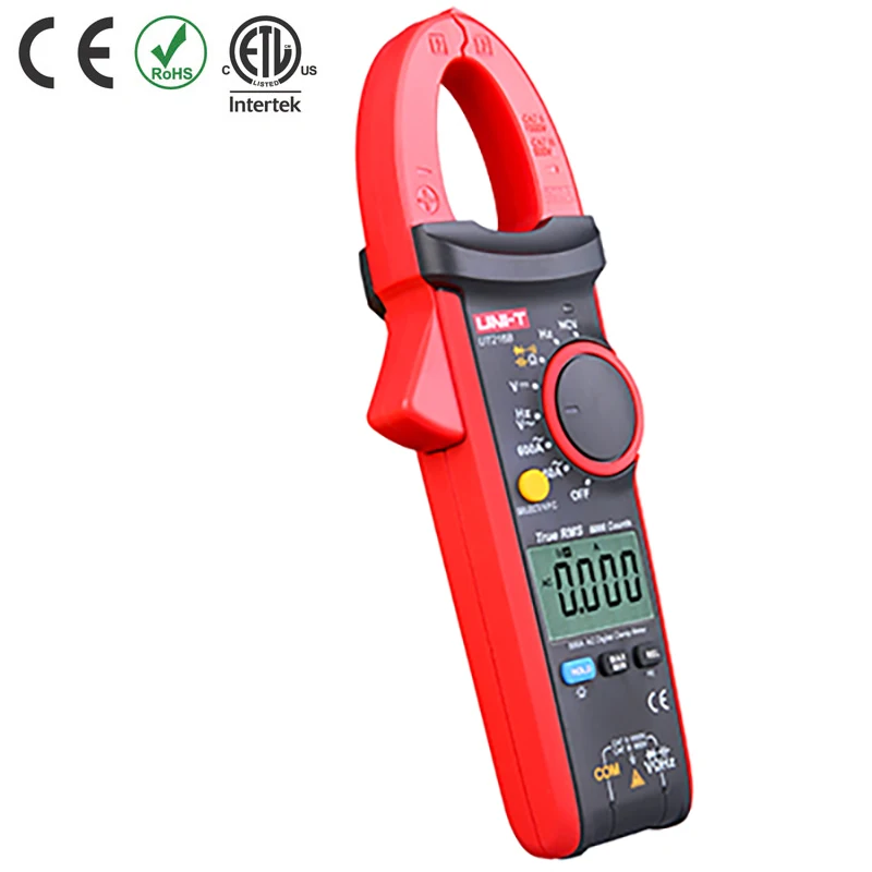 UNI-T Digital Clamp Meter Auto Range 6000 Counts DC/AC Current Voltage NCV 600A 1000V Capacitance Tester UT216A UT216B UT216C