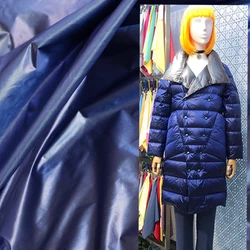 100cm*148cm Shiny Down Jacket Material 2 Tone Shading Nylon Coated Fabric Calendering