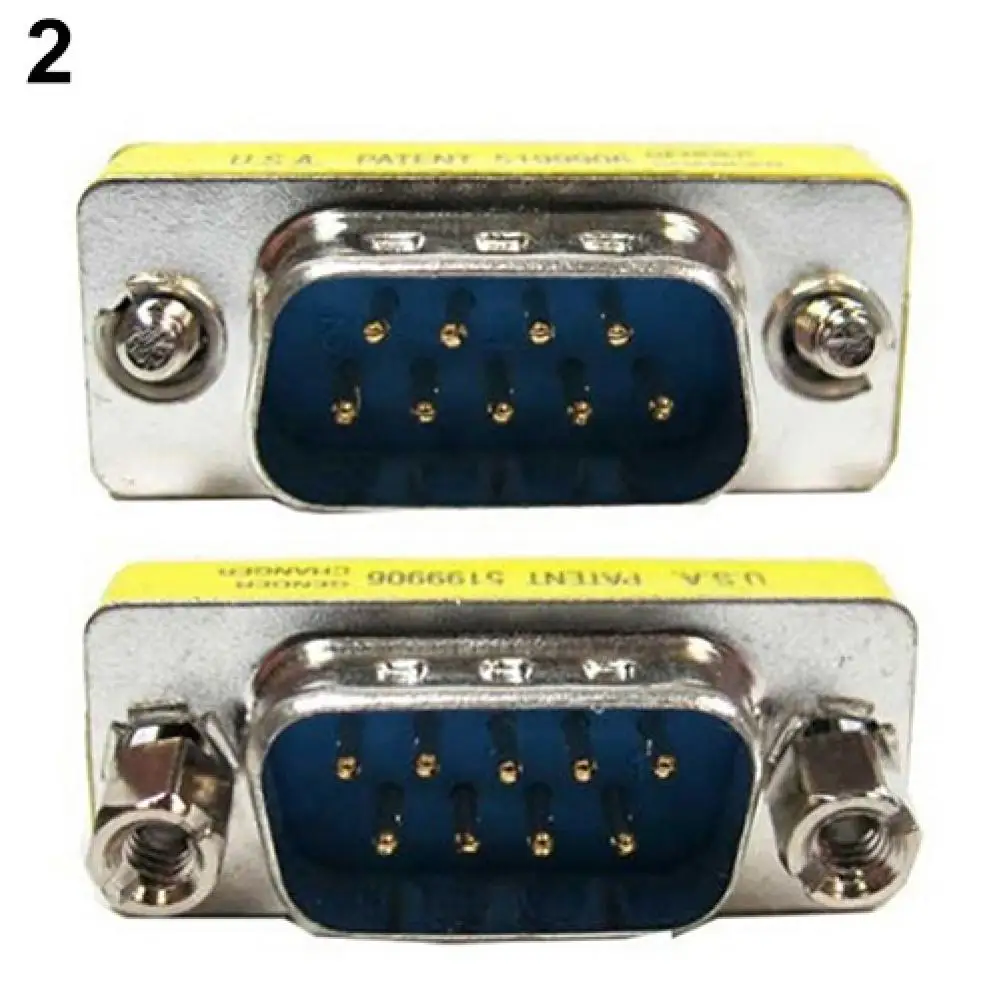 DB9 Mini Gender Changer Coupler Female to Female/Male to Male/Male to Female Mostly use with series RS-232 cables