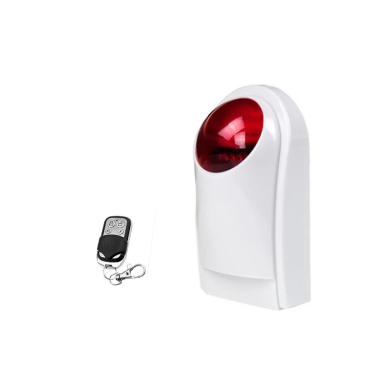 Beam IR Sensor Standalone Wireless Home Security Alarm System Kit Flash Siren Horn WIth Motion Detector DIY 120db Burglar Alarm