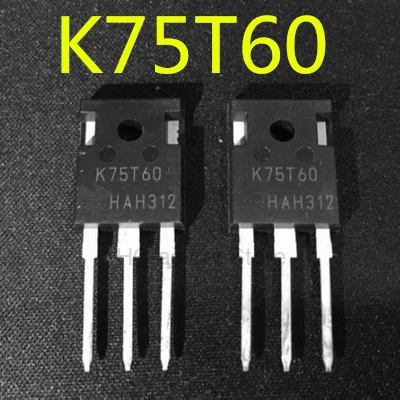 Novo original 2 pces ikw75n60t to247 k75t60 75a 600v para-247 ikw75n60 ibgt tubo atacado lista de distribuição de uma parada