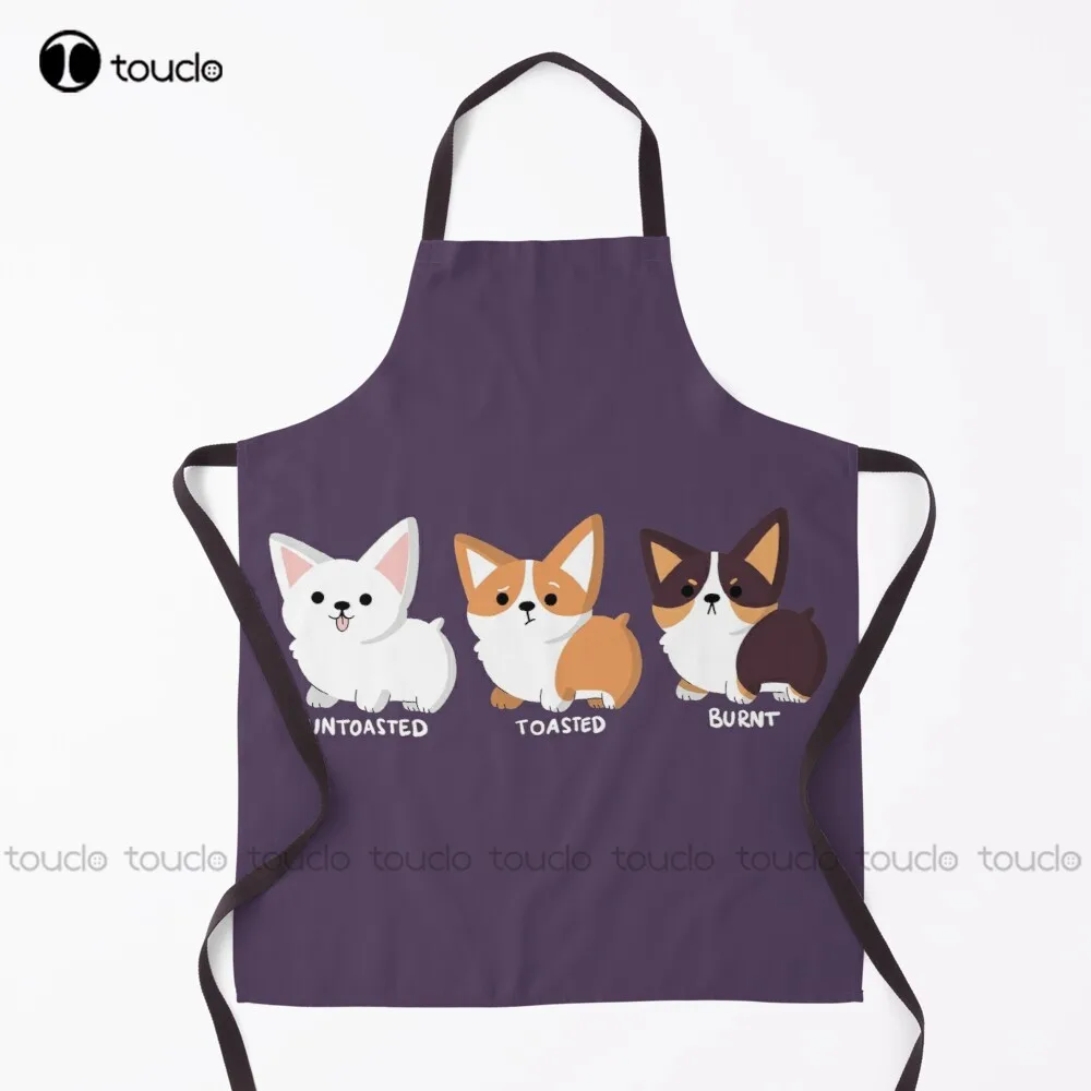 Corgi Chart Funny Joke Chldren Kid Animal Animals Dog Dogs Puppy Corgi Cute Apron Apron Dress For Women Men Unisex Adult