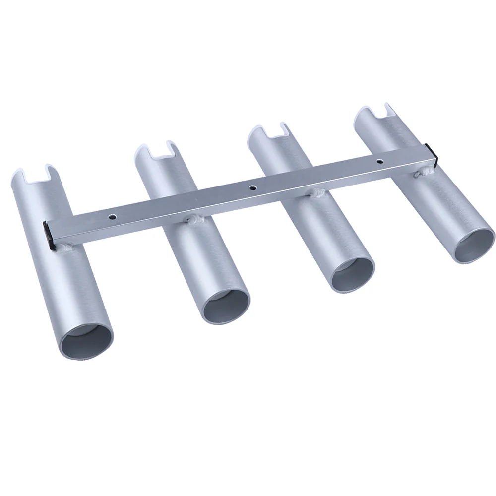 Soporte de caña para barco de aluminio con tubos de enlace marinos