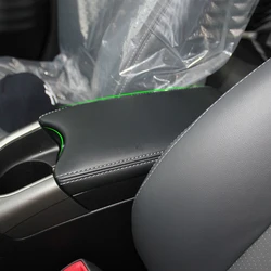 Auto Zubehör Center Konsole Deckel Armlehne Box Leder Abdeckung Aufkleber Trim Für Toyota Prius 2010 2011 2012 2013 2014 2015