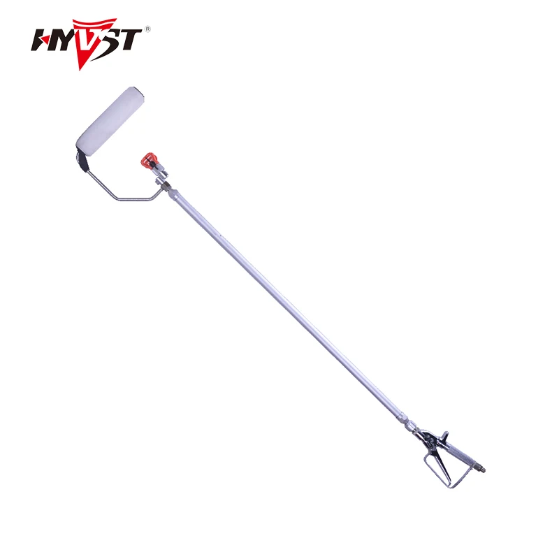 HYVST High pressure airless paint roller with 60cm Extension POLESuitable For Finish Coats for Airless painting patterned roller