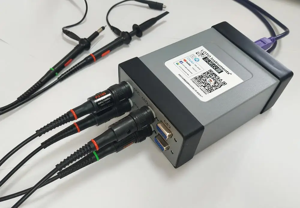 LOTO USB Oscilloscope, 4-channel Oscilloscope, Model OSC984, 100M S/s and 35M Hz, Special for Auto Repair