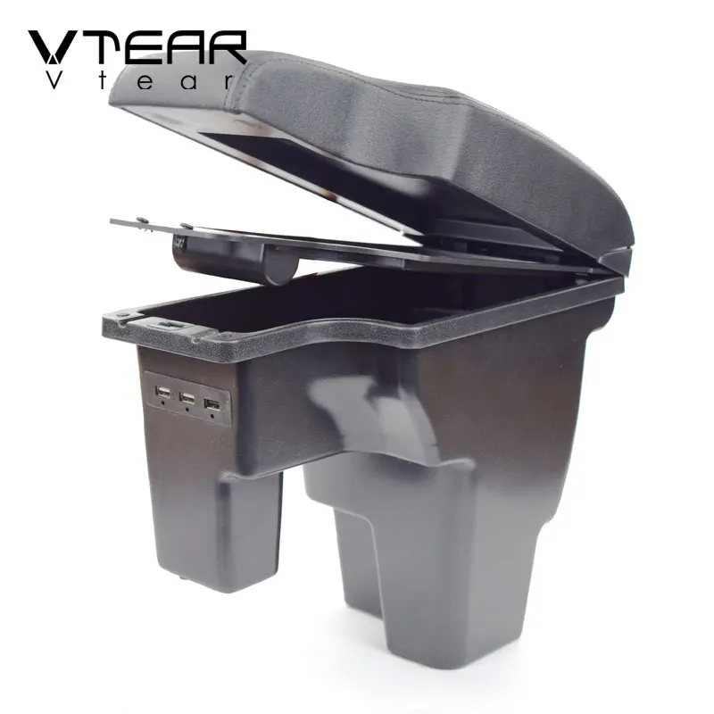 VTEAR FOR Ford Focus 2 3 armrest box arm rest styling center console storage car-styling accessories automobile decoration auto