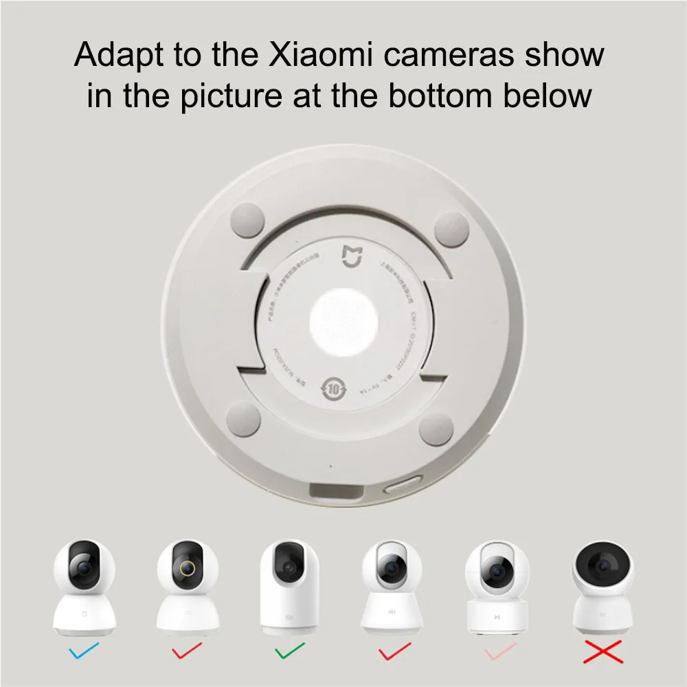 Universal Security CCTV Camera Stand Clip Mount Stand Adjustable Clip Holder Home Bed Desktop Mount Bracket for Xiaomi Webcam