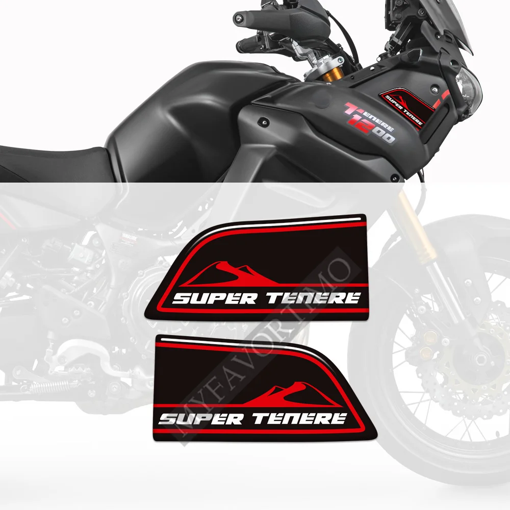 For YAMAHA SUPER TENERE 1200 XT Z XT1200ZE XT1200Z WORLD CROSSER Kit Trunk Luggage Cases Tank Pad Protector Stickers Decal