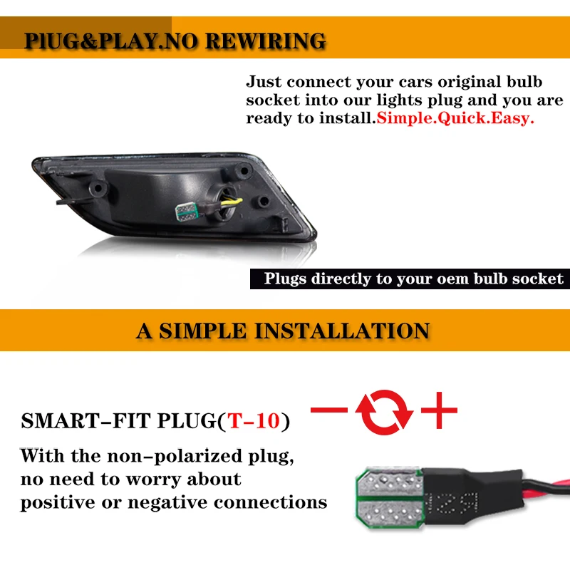 سيارة LED الجانب الأمامي ماركر أضواء وقوف السيارات بدوره أضواء الإشارة لمرسيدس بنز W204 LCI C250 C300 C350 C63 AMG 2012 2013 2014 12 فولت #3