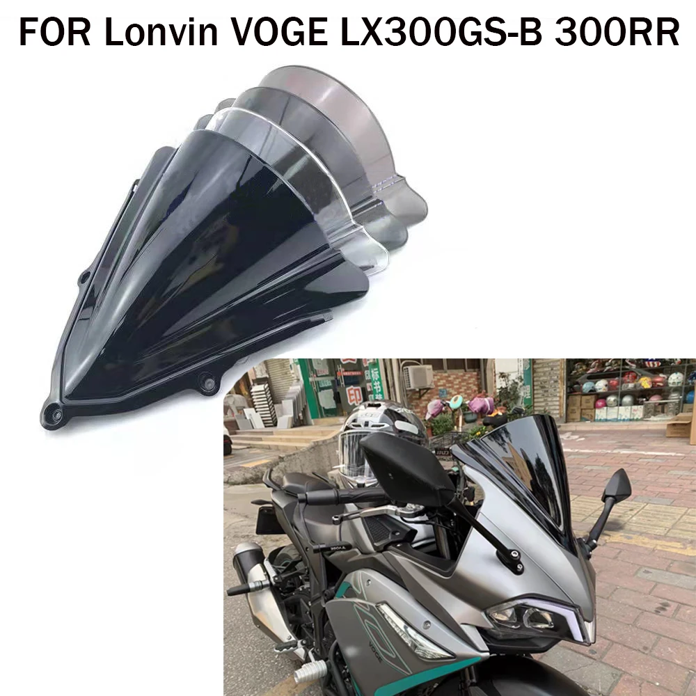 

FOR Loncin VOGE 300RR LX300GS-B Upgraded Version Modified To increase The Competitive Windshield