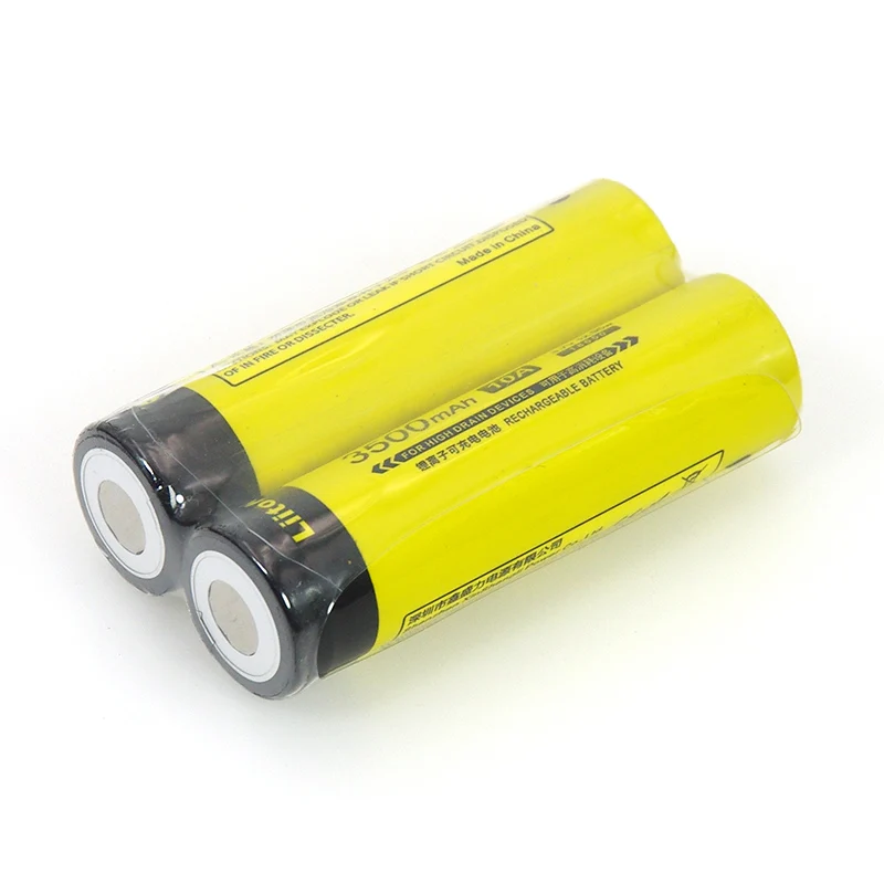 4 قطعة LiitoKala 18650 بطارية Lii-35S 3.7 فولت ليثيوم أيون 3500 مللي أمبير 10A تفريغ الطاقة بطارية لأجهزة استنزاف عالية