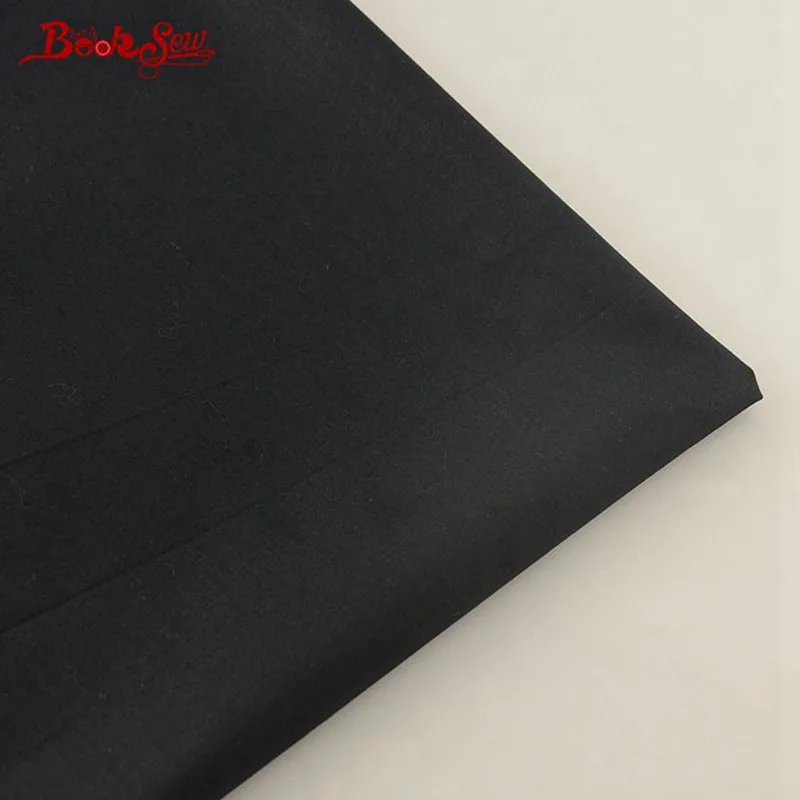 Booksew 100% Cotton Twill Fabric Meters Dark Brown Cloth Telas DIY Quilts Baby Bedsheet Sewing Ankara Patchworks Dress Tissu