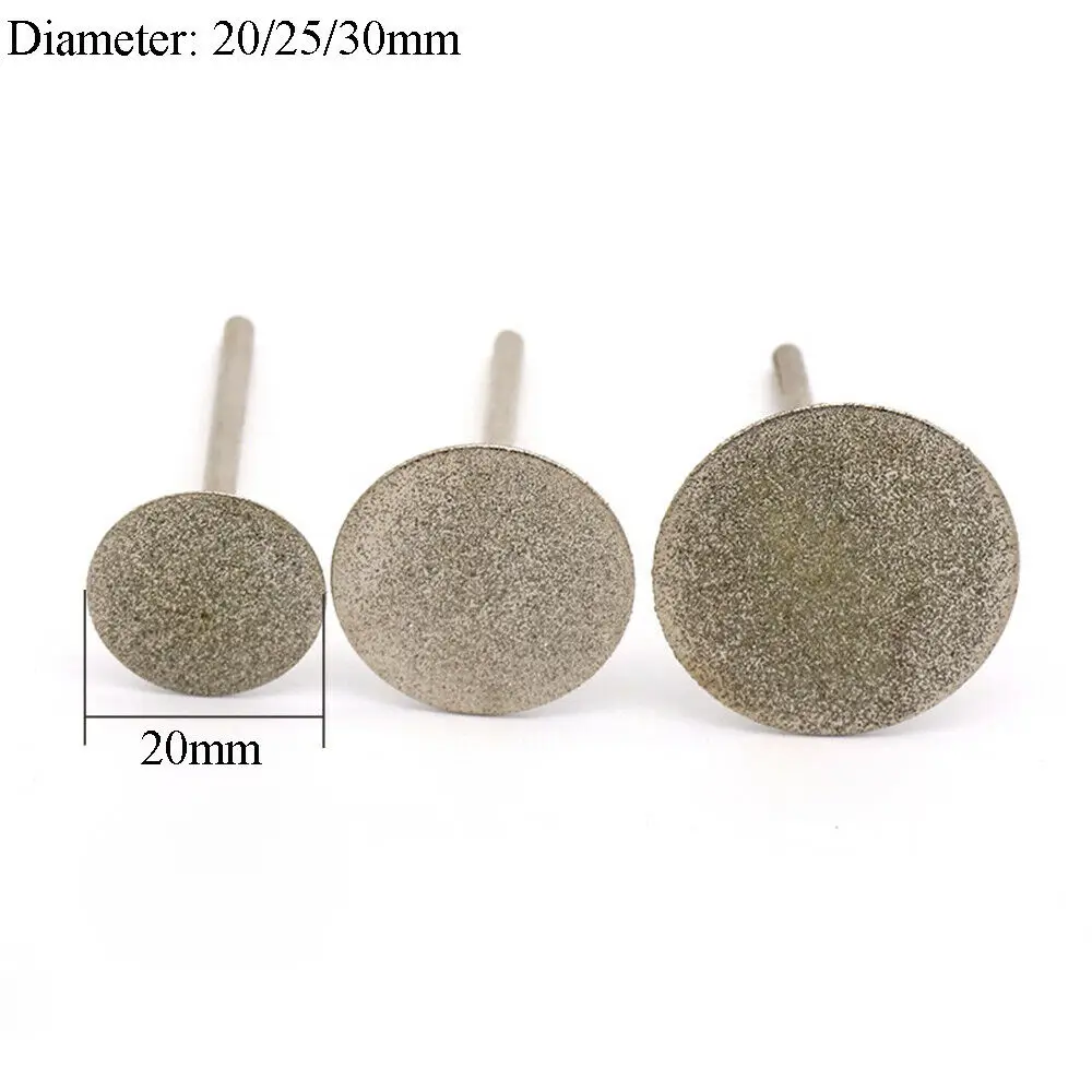 20/25/30มม.ใบเลื่อยตัดเพชรบด1/8 ''Shank สำหรับ Dremel โรตารี่