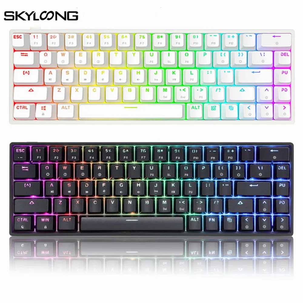 

SKYLOONG GK68S Bluetooth Mechanical Gamer Keyboard Programmable RGB Backlight 68 Keys Wireless Keyboard For PC/WIN Tablet