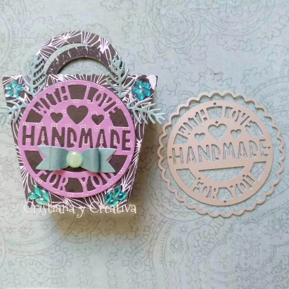 

Handmade Heart Love Word Sentiment New Arrival Cutting Dies Scrapbooking Dies Metal Stamps and die for Card Making