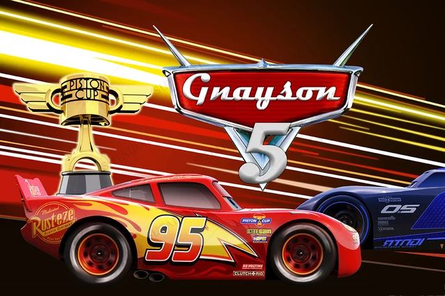 Fondo personalizado de coche de carreras de camión de rueda caliente, fiesta de cumpleaños de dibujos animados, pancarta de retrato de niño, Fondo de fotografía para decoración de bebé