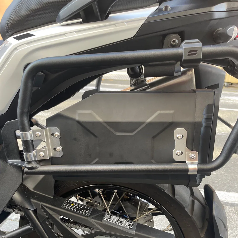 Motorcycle Plastic Toolbox Case 5L Left Side For Benelli TRK502 TRK 502X 2016-2019 2020 2021 2022 Waterproof Decorative Tool Box