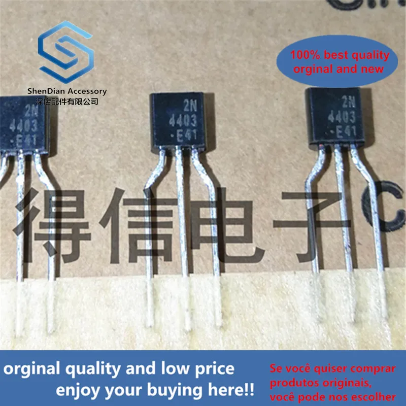 50pcs 100% orginal new KA4403 2N4403 4403 PNP General Purpose Amplifier  To-92 real photo