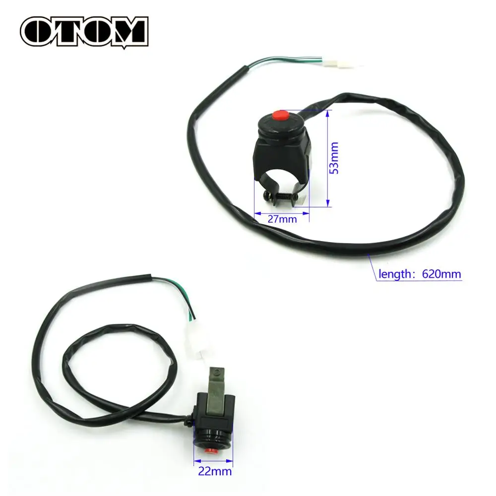 OTOM ON OFF Switch Motorcycle Engine Starter Kill Switch Fit For KTM HUSQVARNA HONDA YAMAHA KAWASAKI SUZUKI BMW Polaris Aprilia