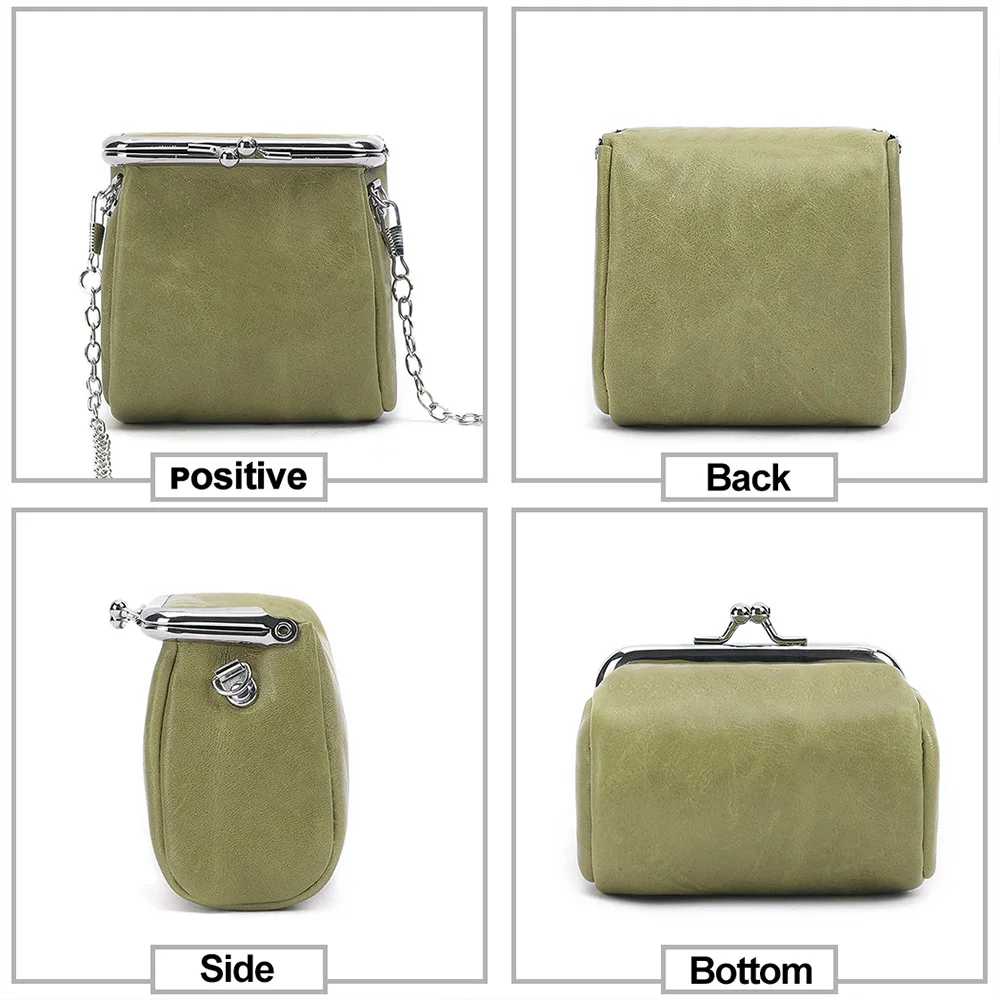 JOYIR Genuine Leather Small Chain Crossbody Bags for Women 2022 Girls Cute Mini Shoulder Messenger Bags Handbags Bolsa Feminina