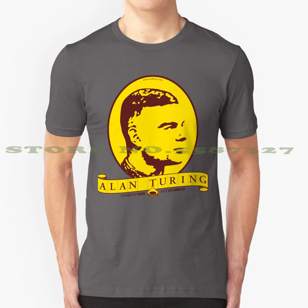 Alan Turing 100% Pure Cotton T-Shirt Computer Science Ai Artificial Intelligence Gay Homosexuality Machine Scientist Alan