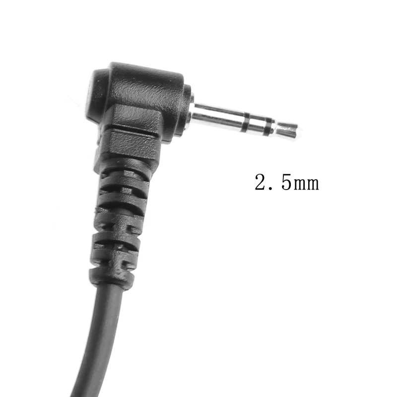 D-Loại Nghe Nghe PTT Mic Cho Bộ Đàm 2.5 Mm 1 Pin