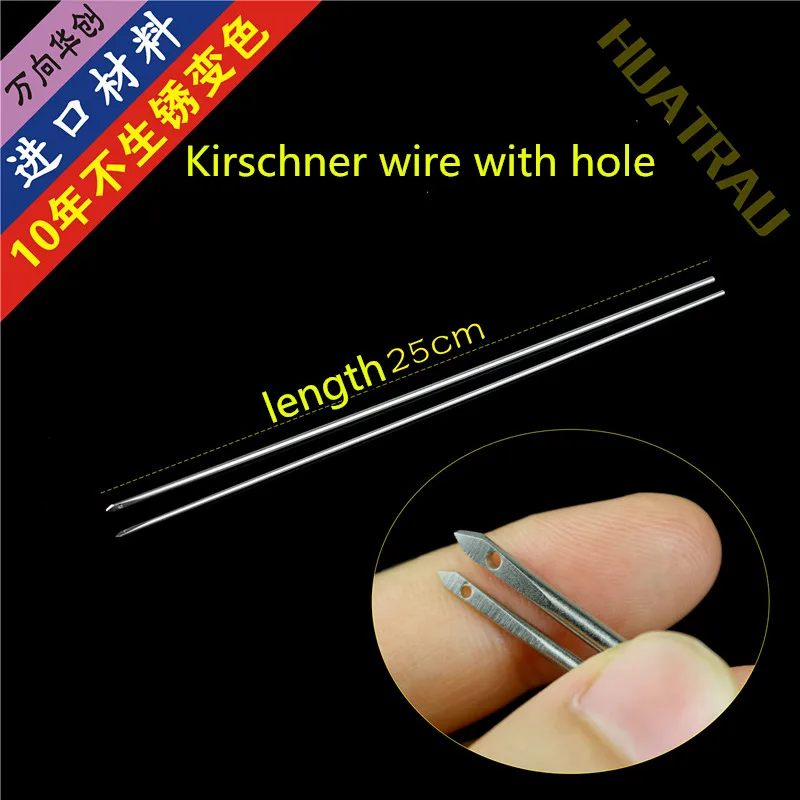 

Orthopedic instrument medical have hole Through line Kirschner wire pin arthroscopic traction Endoscope needle elastic force NTA