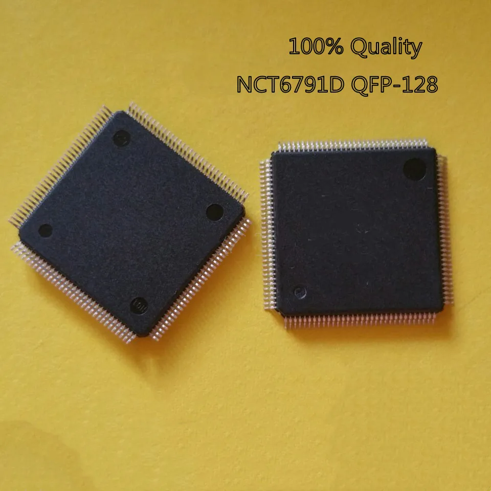 Chipset 100% NCT6791D, nuevo, QFP-128, 5 piezas