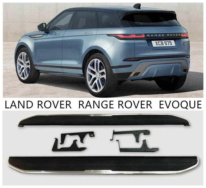 For LAND ROVER RANGE ROVER EVOQUE 2020 2021 2022 Running Boards Side Step Bar Pedals High Quality Nerf Bars Auto Accessories