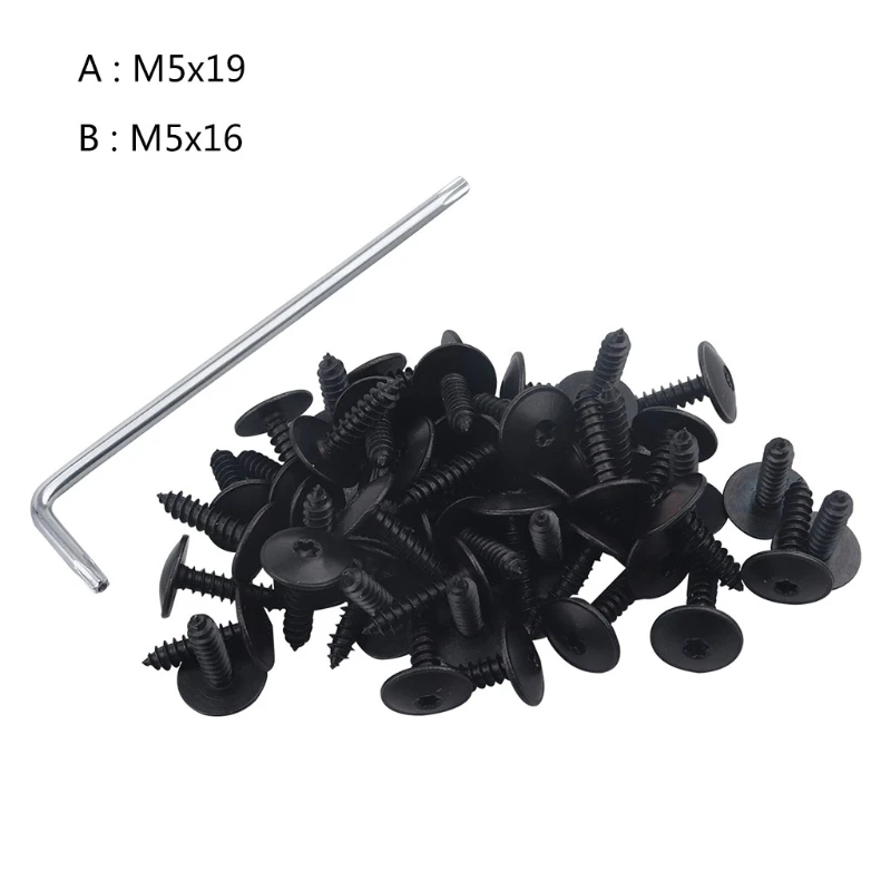 N90775001 50pcs Torx Screws Truss Head Tapping Screws Compatible with Audi-RS3 Volkswagen-Amarok Replace N90648702