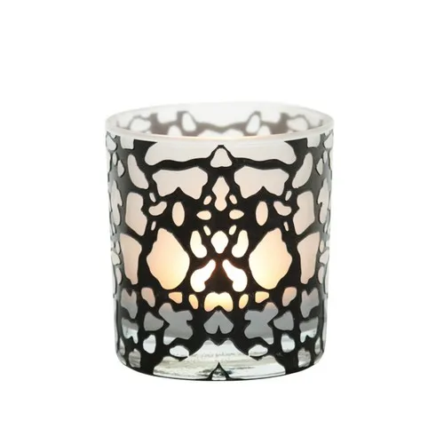 Arte Home Leopard print Black Candle holder