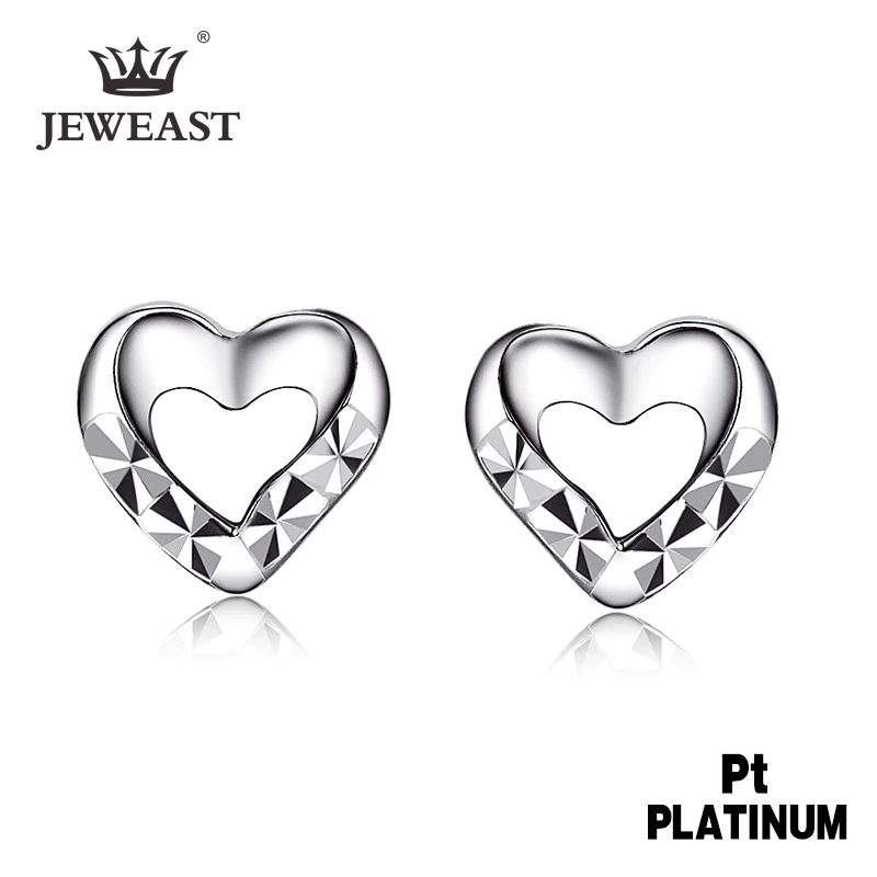 

WX Pt950 Pure Gold Earring Real Platinum Solid Gold Earrings Shiny Star Upscale Trendy Classic Fine Jewelry Hot Sell New 2023