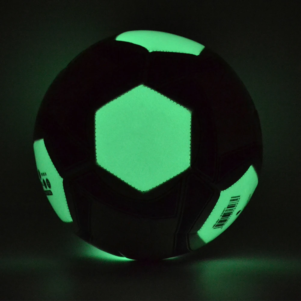 

Soccer Ball Luminous Football Night Light Noctilucent Children Game Train Luminescence Ball Men Women Glowing Soccer size #4