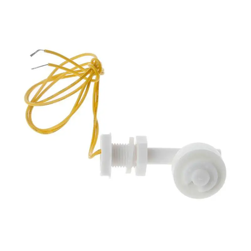 Water Level Sensor White PP Right Angle Float Switch Sense The Level Of Liquid New Drop Shipping