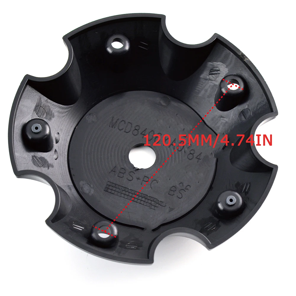 1pc 150mm 120mm Dumb Black Wheels Center Caps Fit For MAT Off-Road Anti-Off Wheel #MCD8406YA03 Decoration Car Accessories Tools