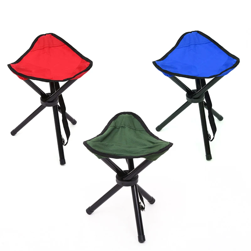 

Portable Folding Camping Bench, Durable Fishing Chair, Strong Structure, Mountaineering Tri-Leg Stool