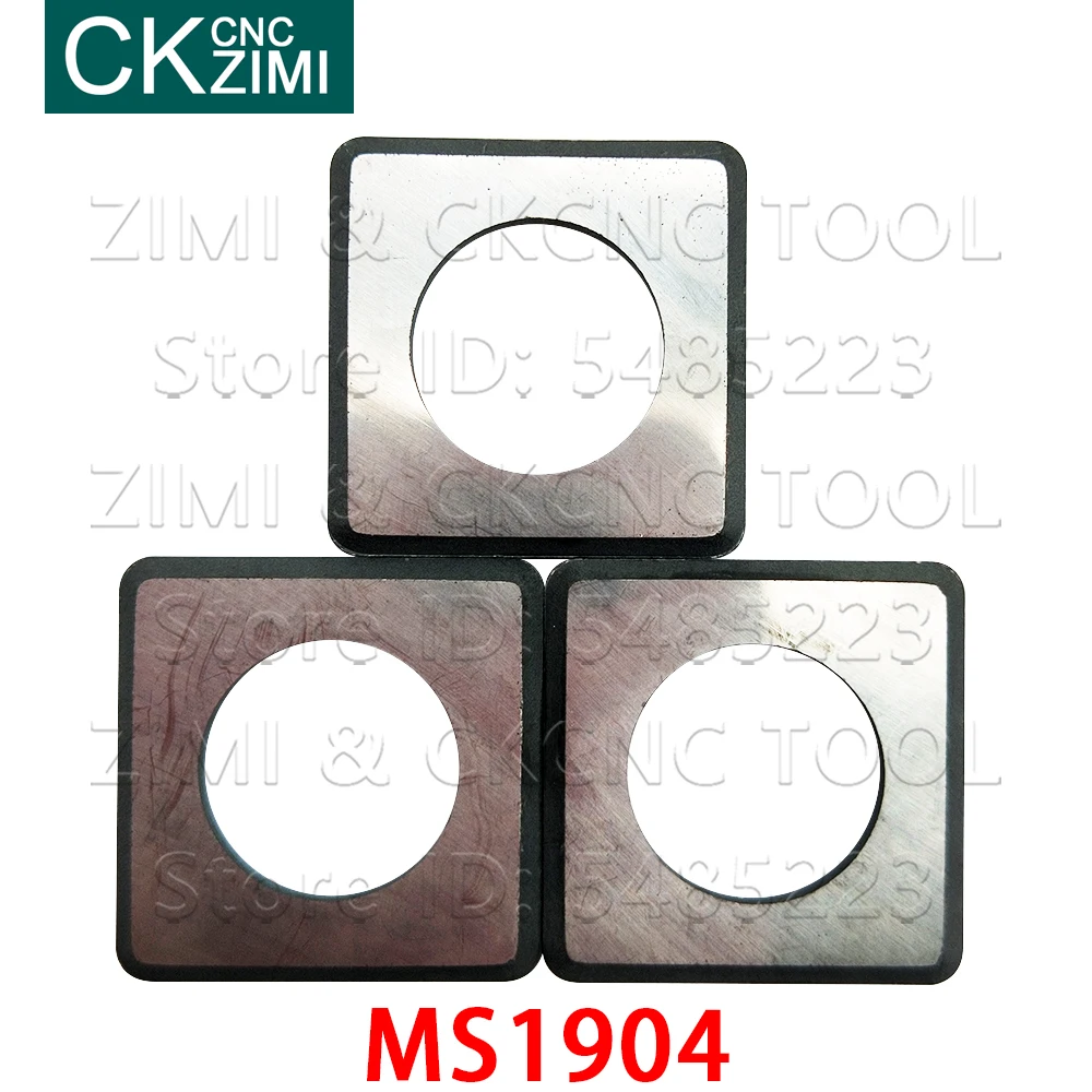 10p MS1904 SS1904 الرباعية شيم عالية الجودة كربيد الرقائق أدوات CNC سبائك الصلب طوقا ل SNMG1904 تحول أدوات حامل